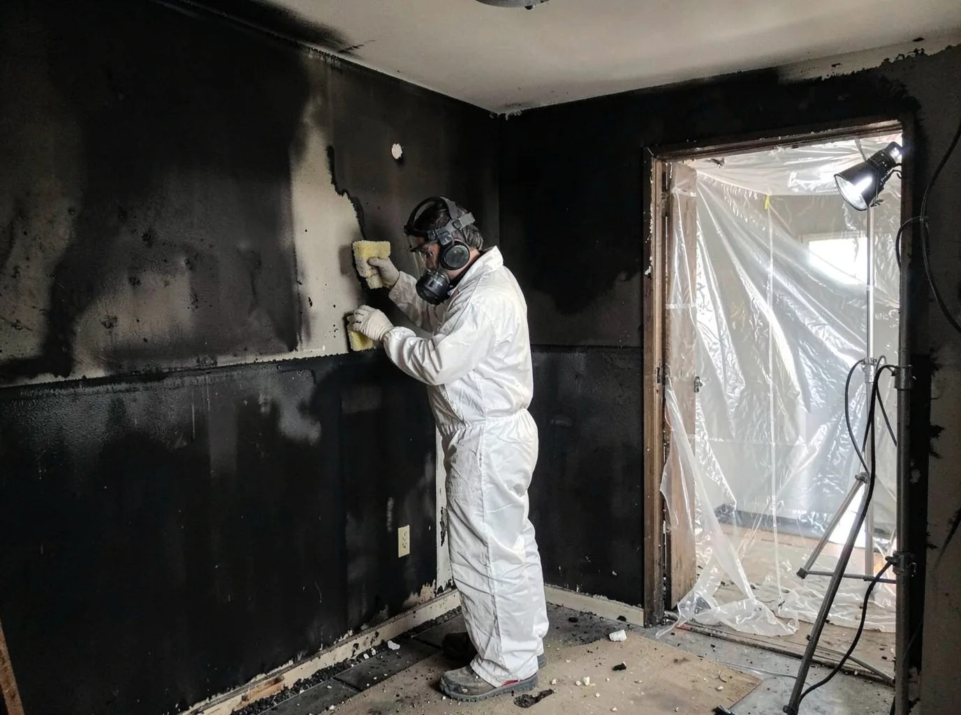 Fire Damage Restoration company in Somerset Center, MI